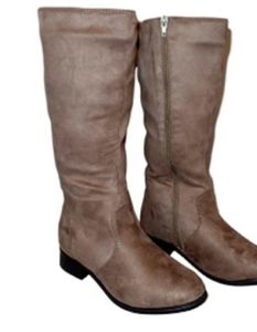 Soho Faux Suede Knee High Wide Calf Boots NWT